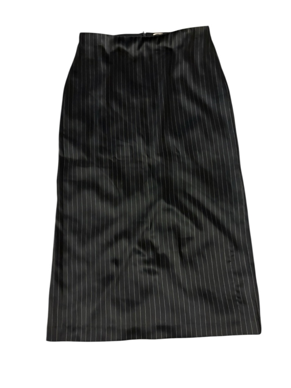 Vince Black Pinstripe Midi Skirt - Picture 2 of 5